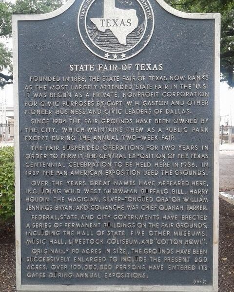 A Brief History of the State Fair of Texas