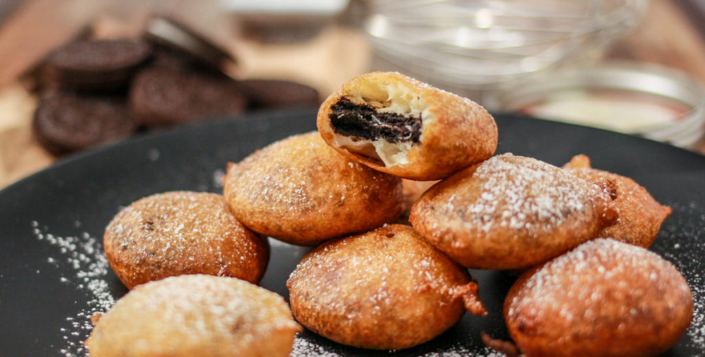 Deep Fried oreo at state fair of texas