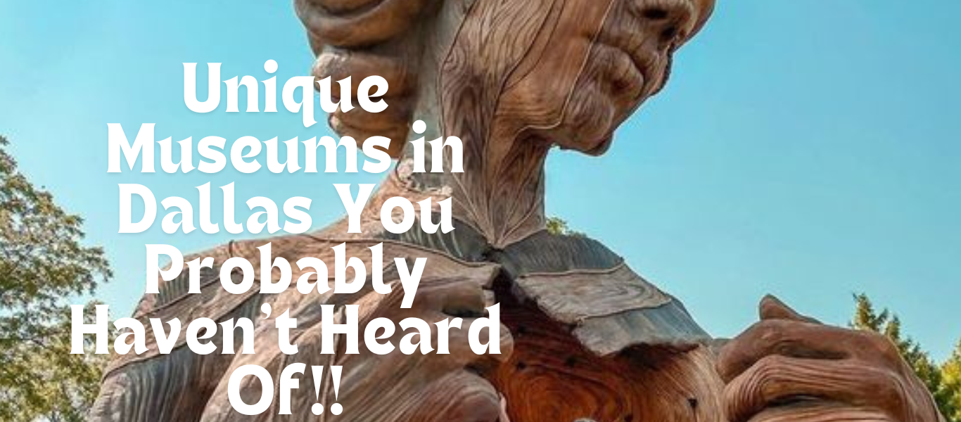 A women watching a huge sculpture. Unique Museums in Dallas You Probably Haven't Heard Of!!