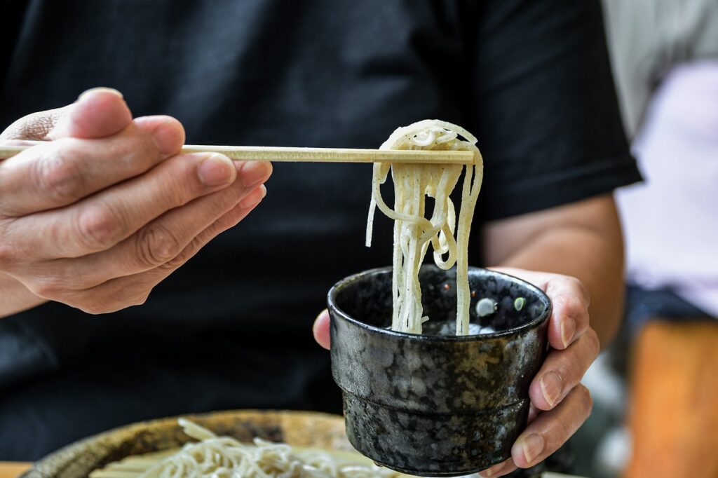 Cold Soba with Sea Urchin