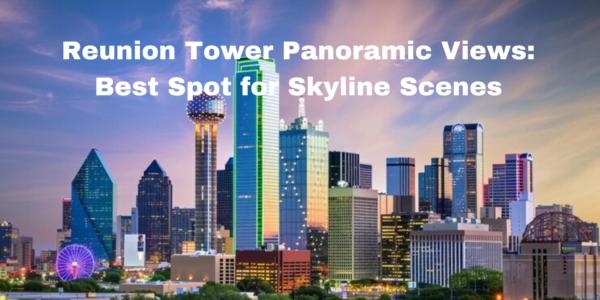 Far off view of Reunion Tower Dallas Panoramic Views