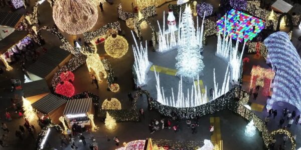 top view of Coca Cola Classic Christmas, Magical things to do in Dallas this December