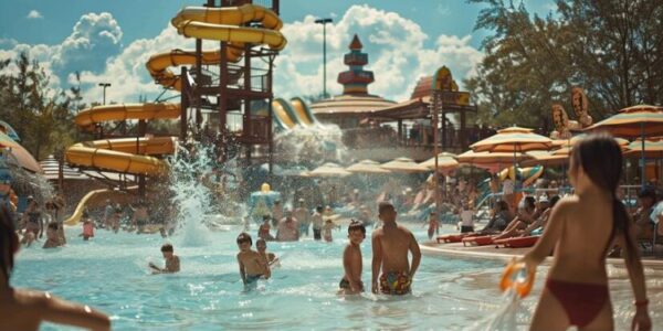 water-park-with-people-swimming-water-park, Top Water Park Dallas